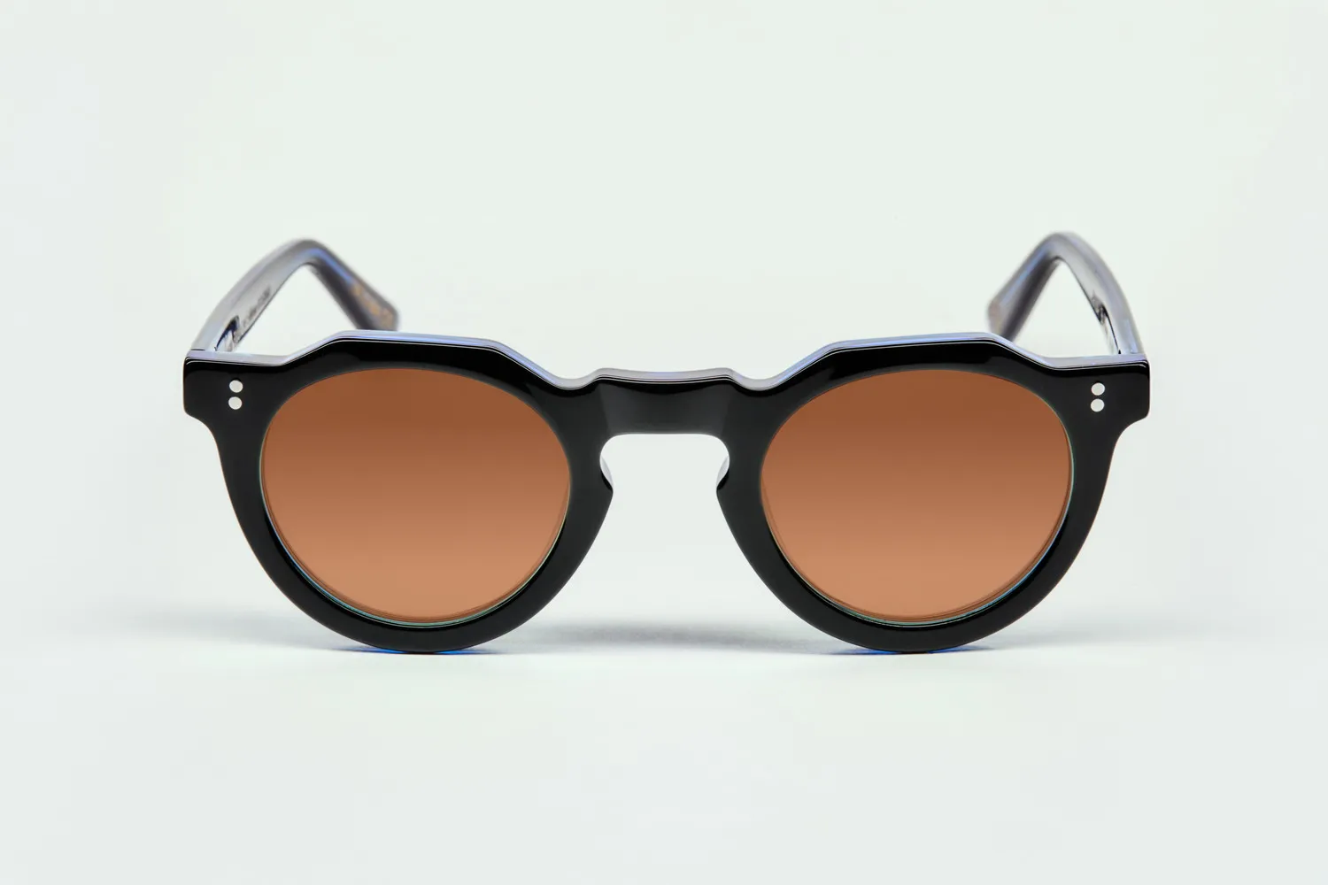 Lesca Black Edition Pica montatura Noir Bleu acetato