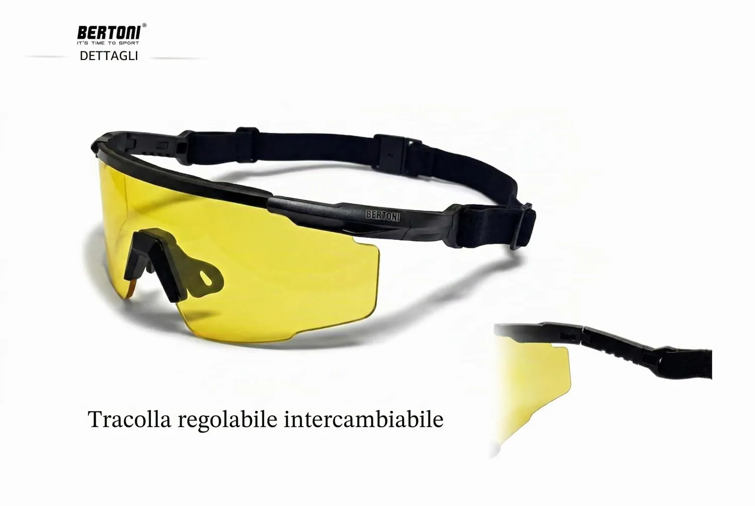 Bertoni SH890N occhiali tiro 4 lenti intercambiabili