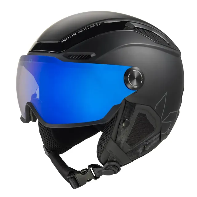 Bollé Casco Bici Nero Blu Taglia Unica Strada