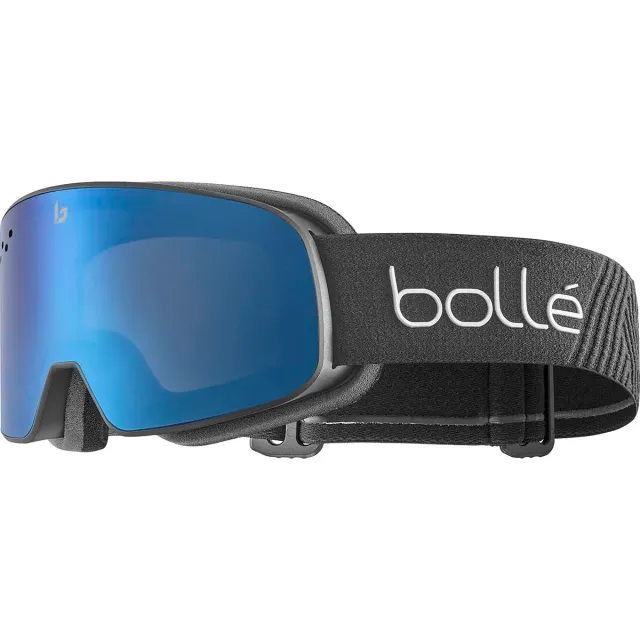Bollé Nevada Small maschera sci Black Matte Bronze Blue viso stretto