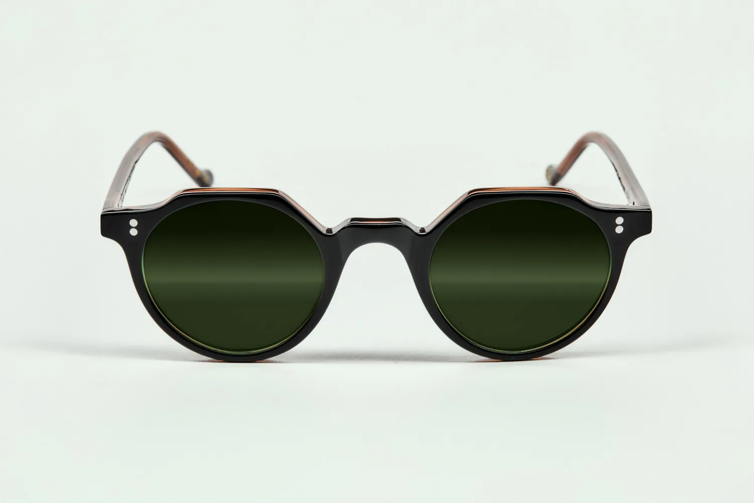 Lesca Black Edition Heri occhiali da vista nero marrone