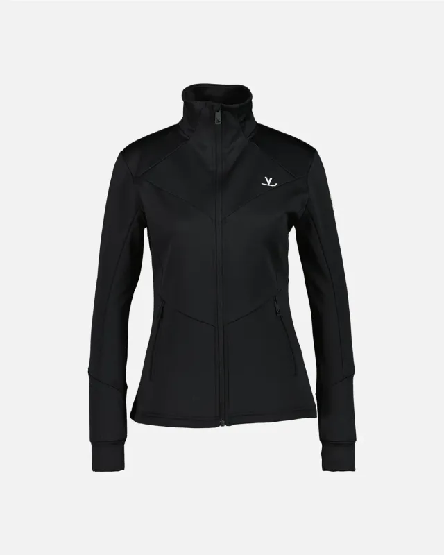 Vuarnet Husky Pile Donna Full Zip Perla Stretch