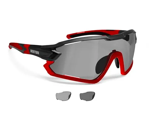 Bertoni Quasar occhiali ciclismo fotocromatici antiappannanti