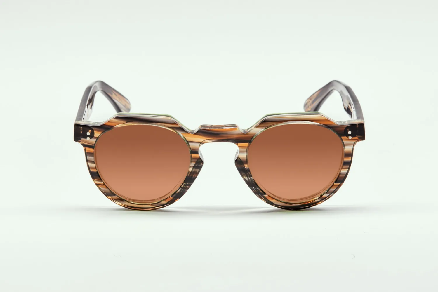 Lesca Upcycling Crown XL 46mm tabacco acetato