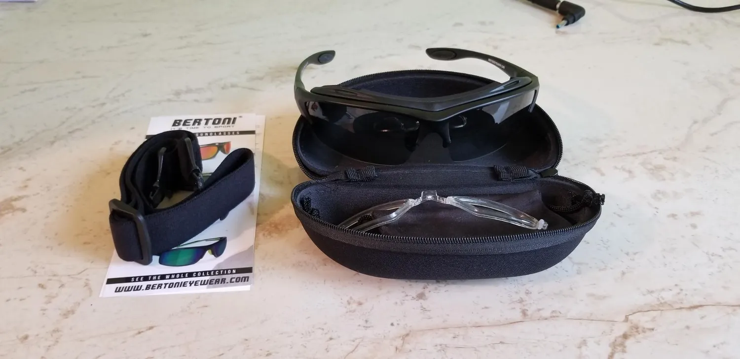 Bertoni 399 occhiali sportivi vista fotocromatici 3 lenti