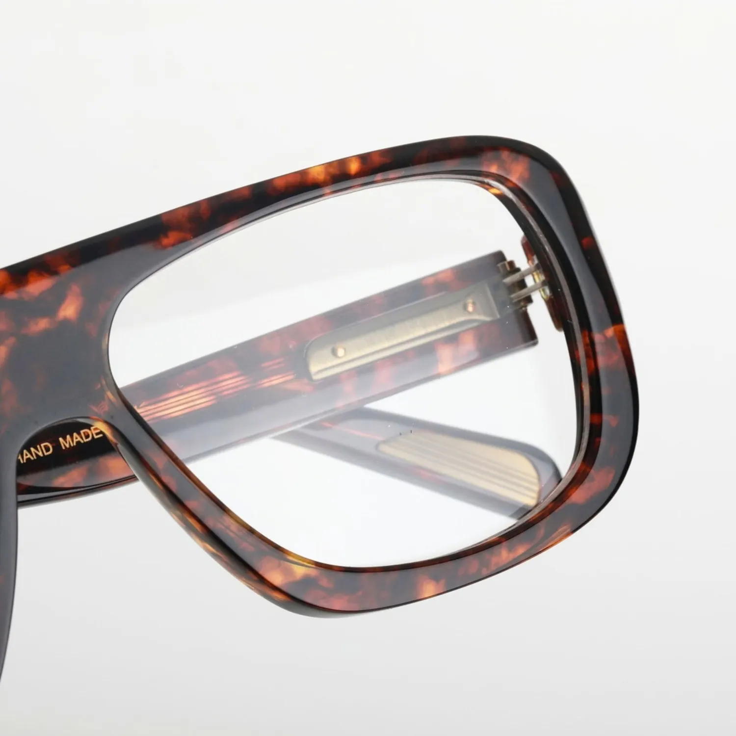 Steve McQueen Chase montatura da vista dentelle havana acetato