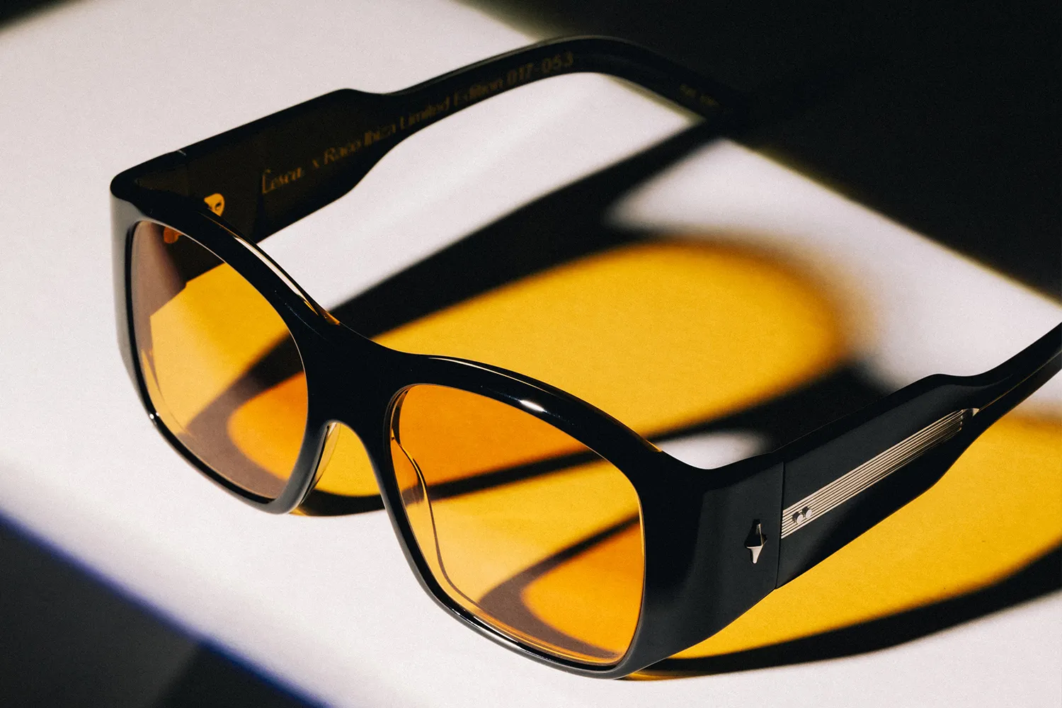 Lesca Collab Diego occhiale Racó Ibiza acetato sole