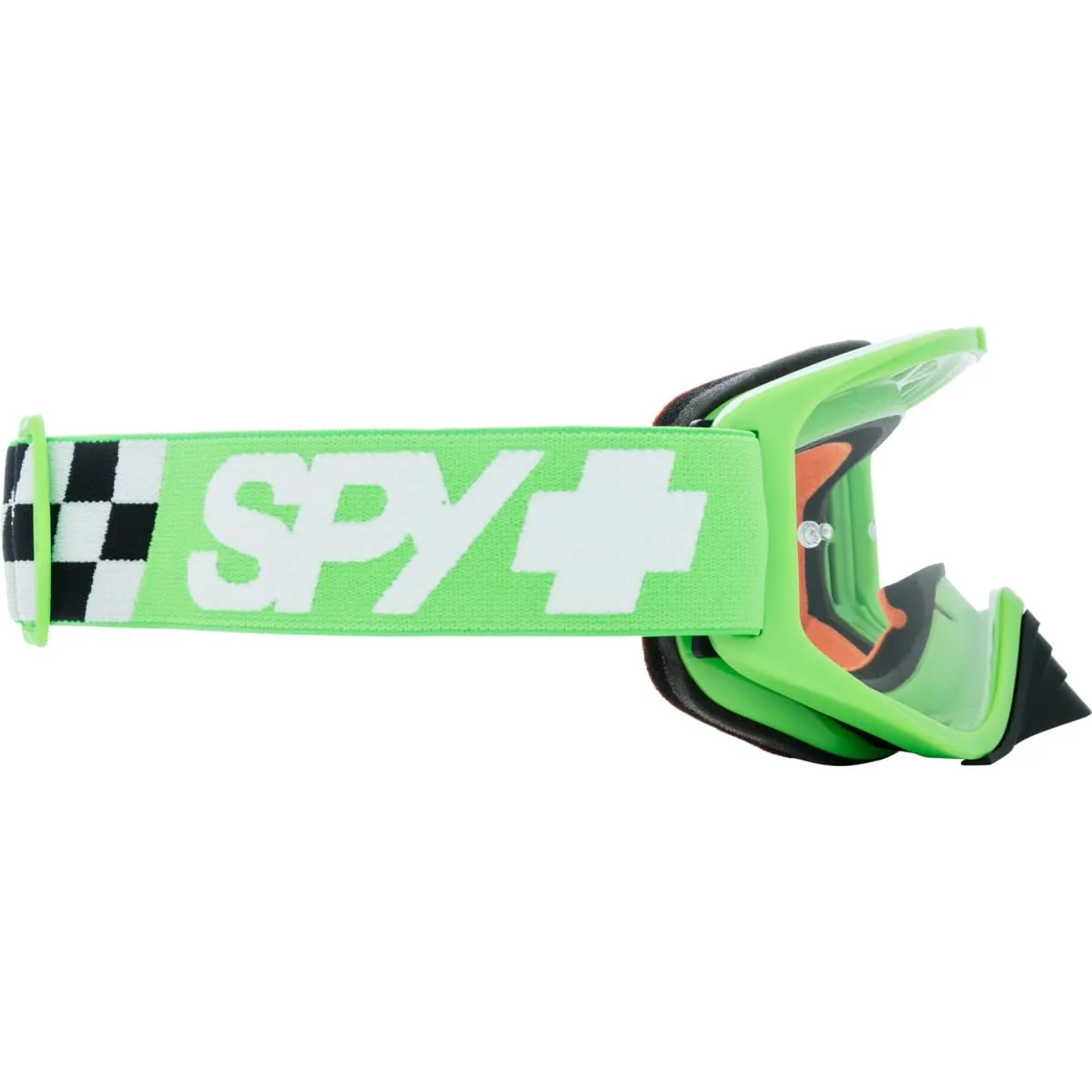 Spy Woot MX maschera moto verde Lexan antigraffio